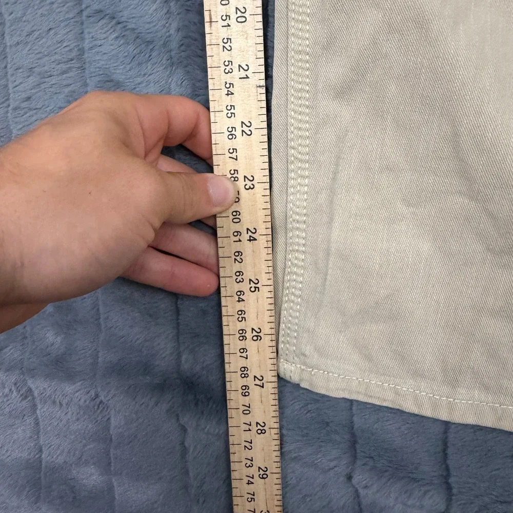 Banana Republic Athletic Fit Chino Pants Tan Khaki Cotton 38x32 Mens